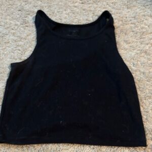 Black Sleeveless Women's Top